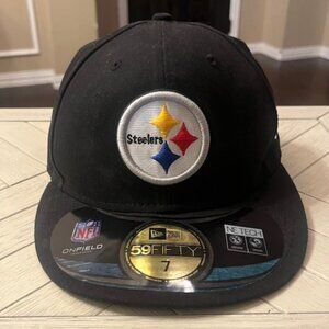 New Era 59Fifty Pittsburgh Steelers NFL Fitted Cap Sz 7